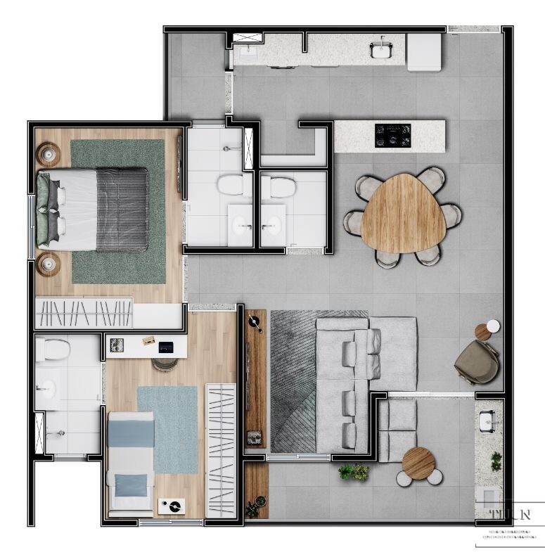 Apartamento à venda com 3 quartos, 75m² - Condomínio Maison,Sorocaba